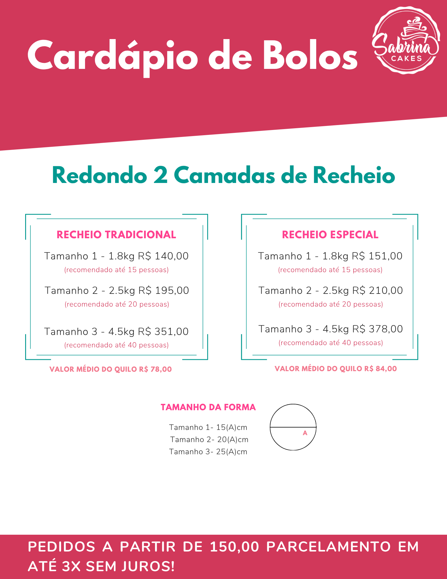 Bolos Redondos