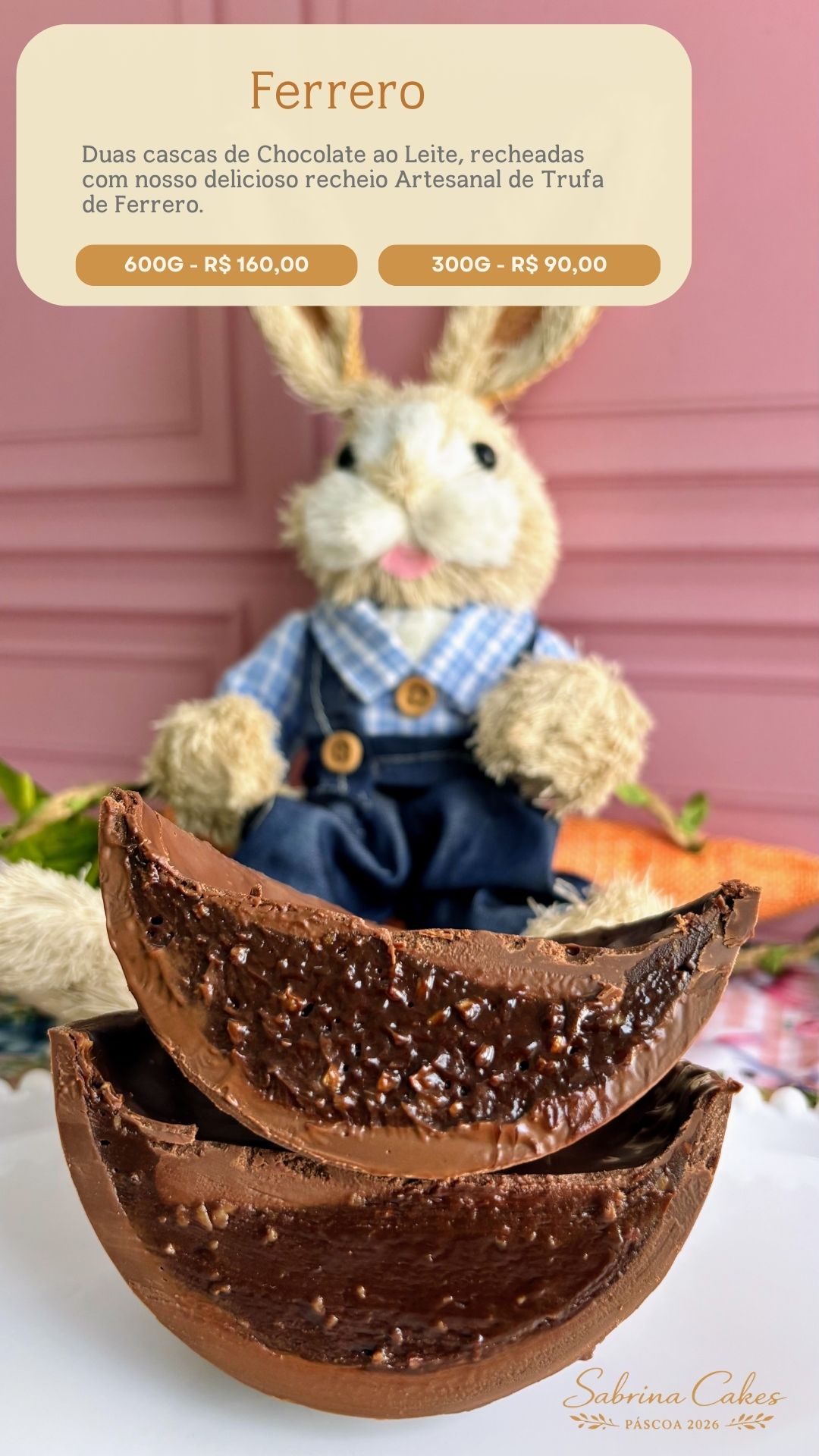 Produtos especiais de Páscoa