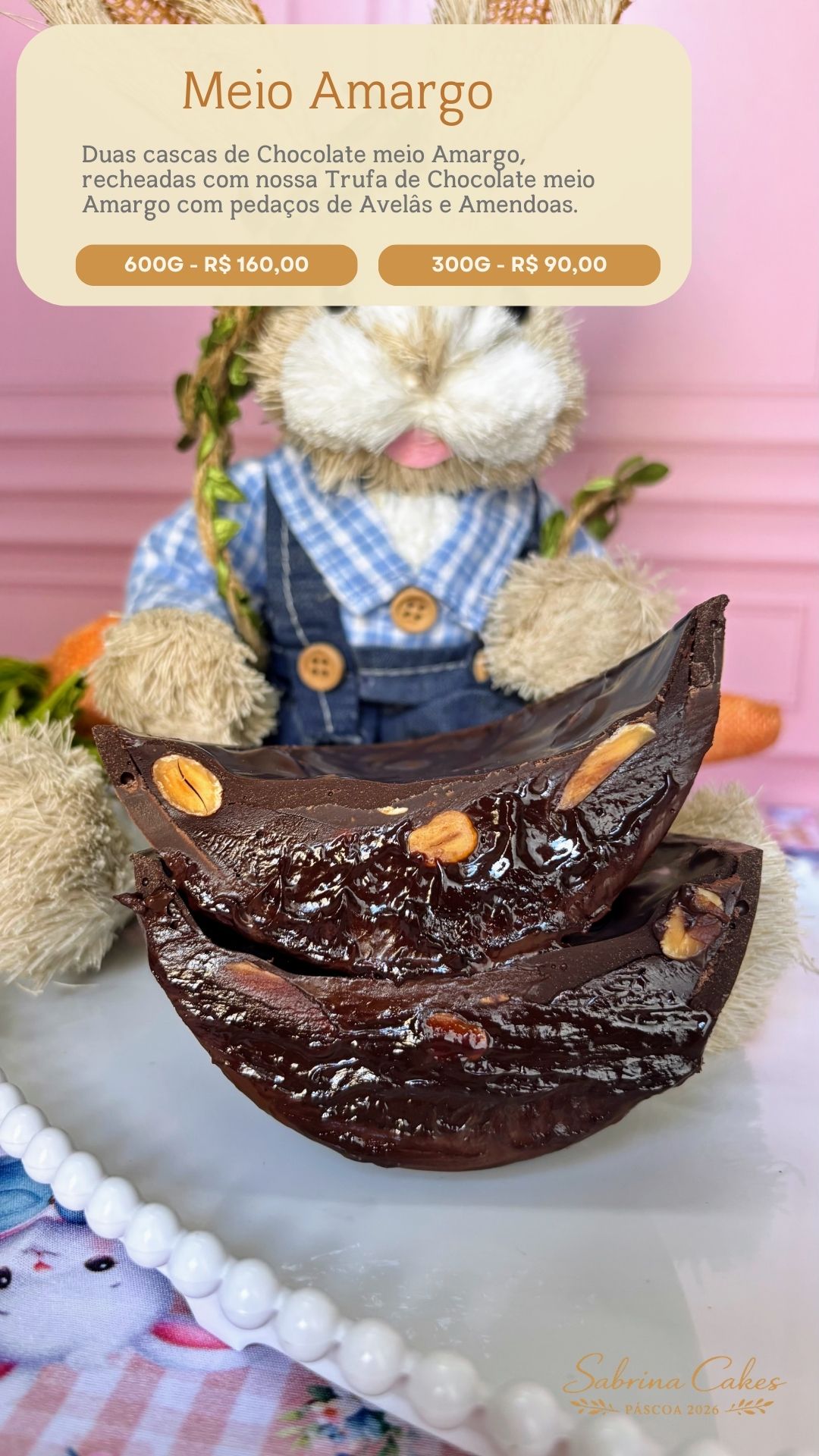 Lançamentos de Páscoa Sabrina Cakes