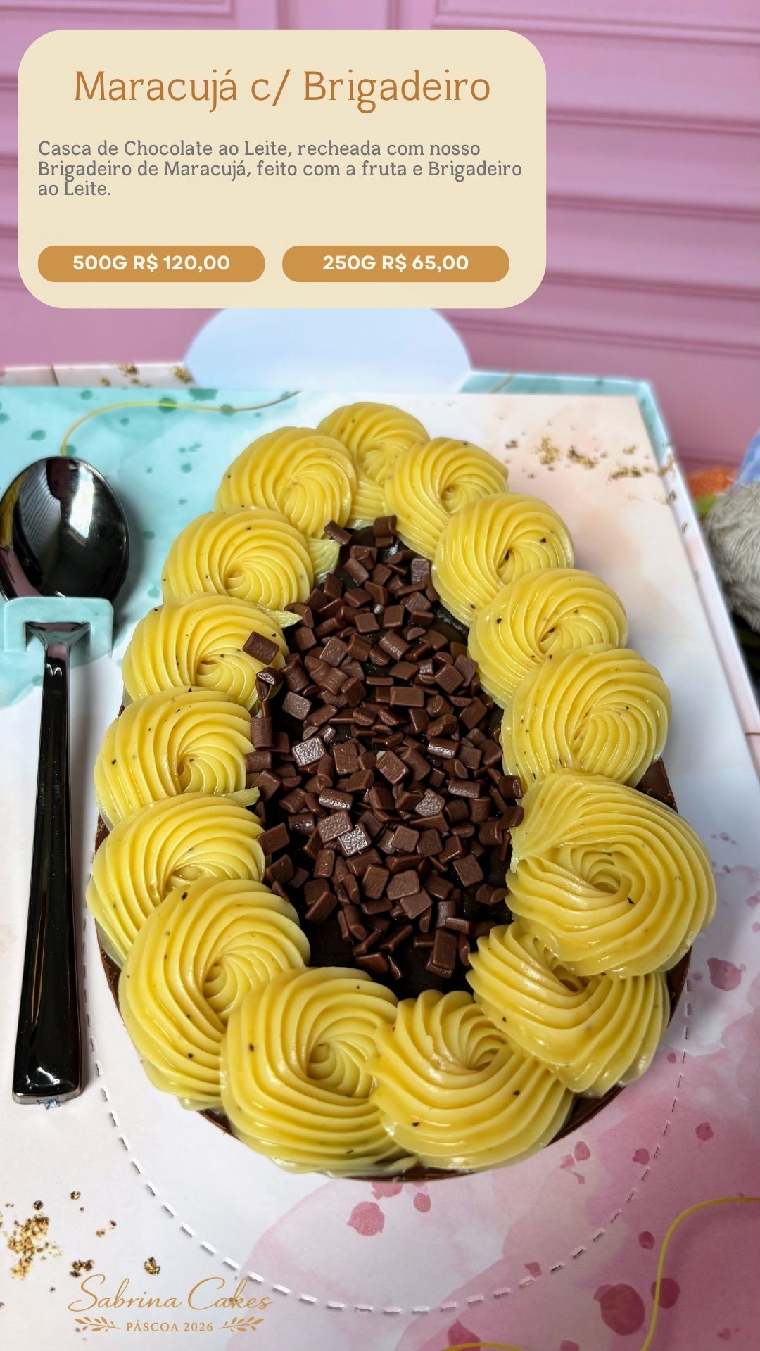 Opções artesanais Sabrina Cakes