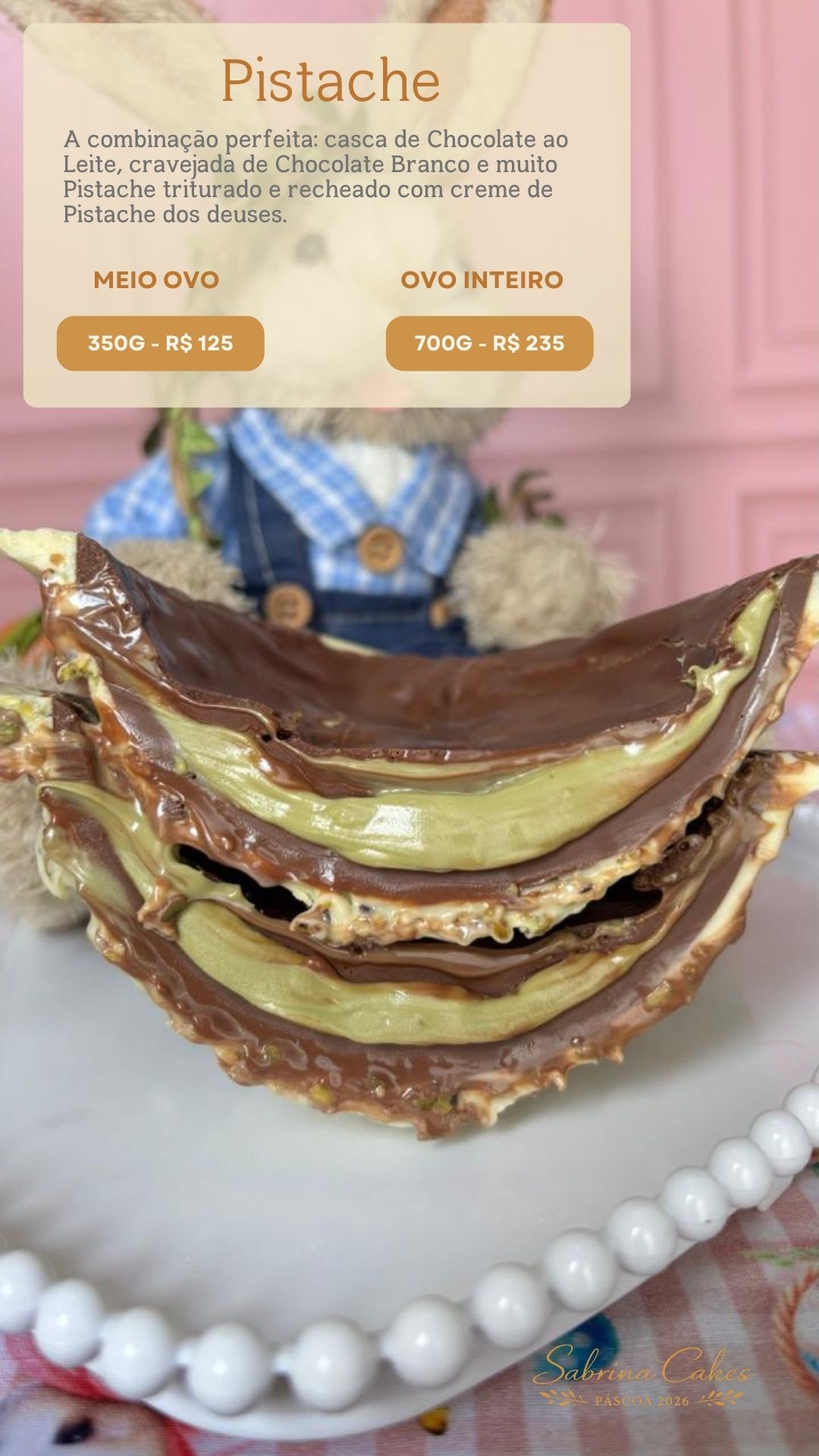 Ovos recheados artesanais