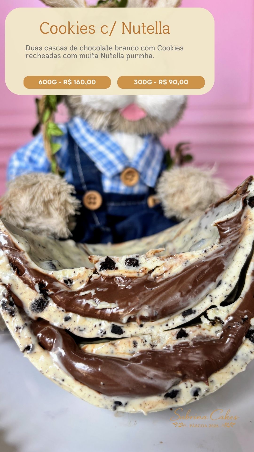 Lançamentos de Páscoa Sabrina Cakes